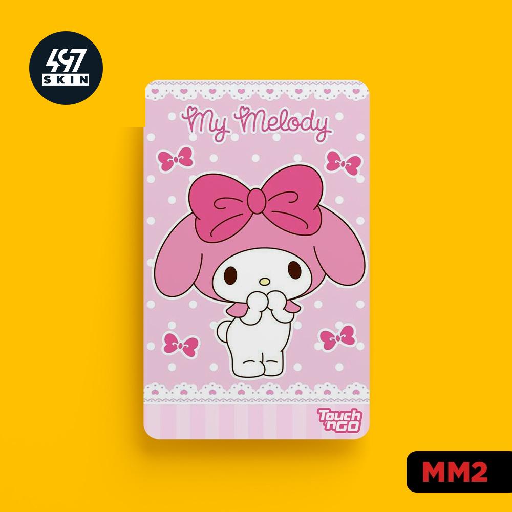 Skin Card My Melody  - Miếng Dán ATM, Thẻ Xe, Thẻ Từ, Thẻ Chung Cư - Chất Liệu Chống Xước - Chống Nước