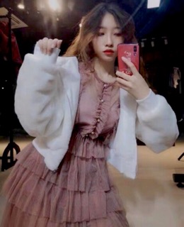 [VIDEO-ẢNH THẬT] Áo lông croptop White Rabbit