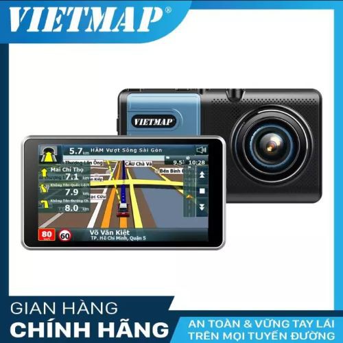 [Hỗ Trợ Lắp Đặt Miễn Phí Tận Nơi] CAMERA HÀNH TRÌNH VIETMAP A50 VỪA DẪN ĐƯỜNG VỪA GHI HÌNH TRƯỚC SAU KÈM THẺ NHỚ