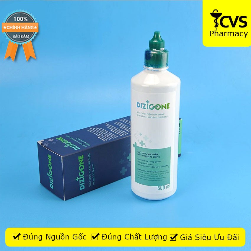 Dung Dịch Sát Khuẩn DIZIGONE 500ml - Giúp Tiêu Diệt Vi Khuẩn, Nấm An Toàn - cvspharmacy