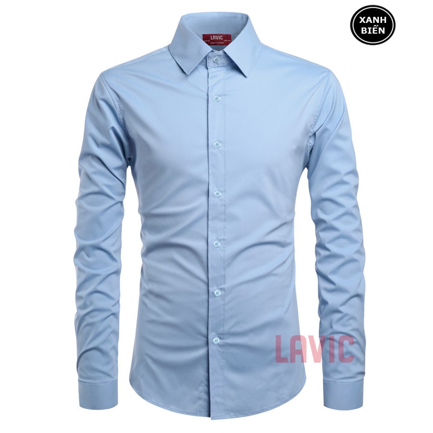 [Mã LT50 giảm 50k đơn 250k] BIG SIZE Áo sơ mi nam chất vải lụa thoáng mát LV523 | BigBuy360 - bigbuy360.vn