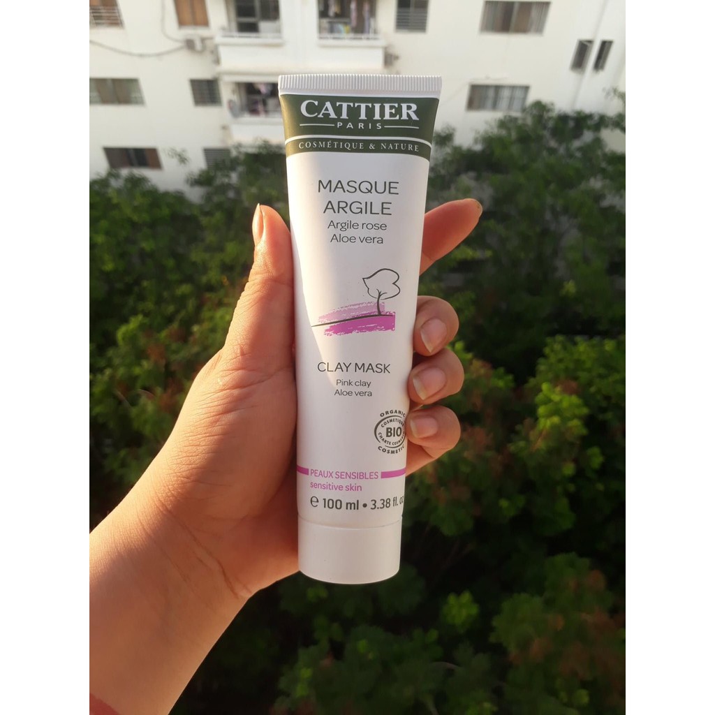 FREESHIP]Mặt Nạ Đất Sét Cattier Masque Argile 100ml Nội Địa Pháp