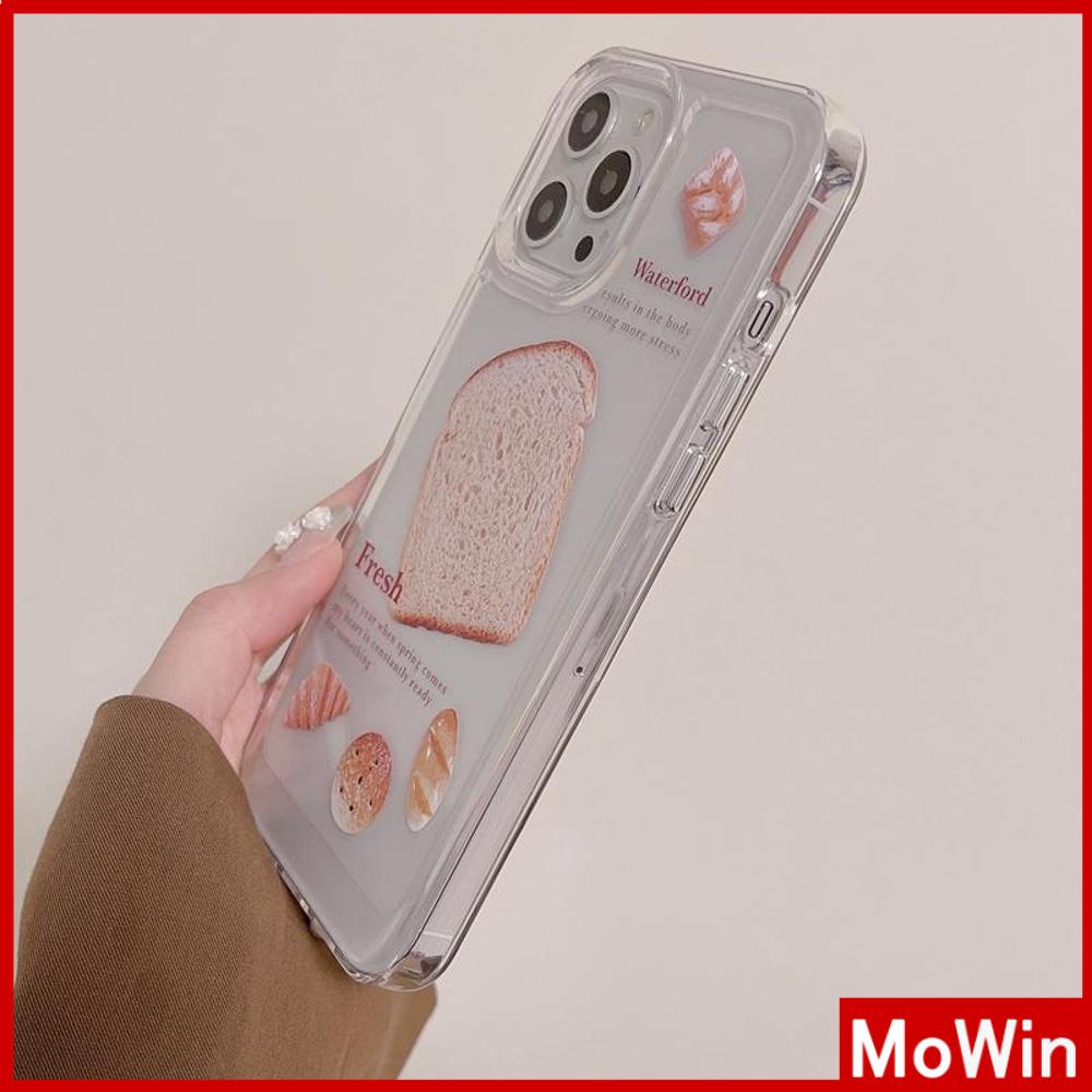 Ốp điện thoại TPU mềm nút mạ bánh mì nướng thích hợp cho iPhone 13 Pro Max/ 12 Pro Max / 11 / 7Plus