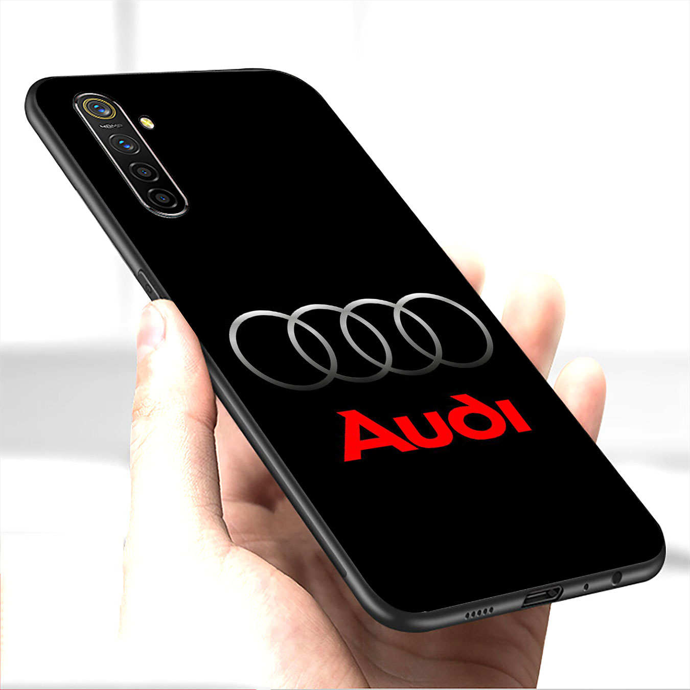 Ốp Điện Thoại Silicon Mềm Hình Logo Xe Hơi Audi Cho Samsung Galaxy A9 A8 A7 A6 Plus J8 2018 + A21s A70 M20 A6 + A8 + 6plus