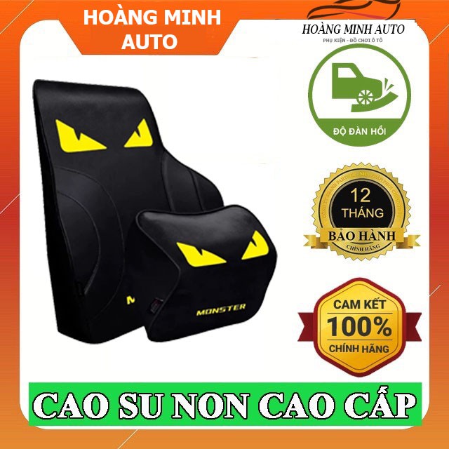 GỐI TỰA ĐẦU, TỰA LƯNG CAO SU NON CAO CẤP - LỚP VỎ BỌC DA