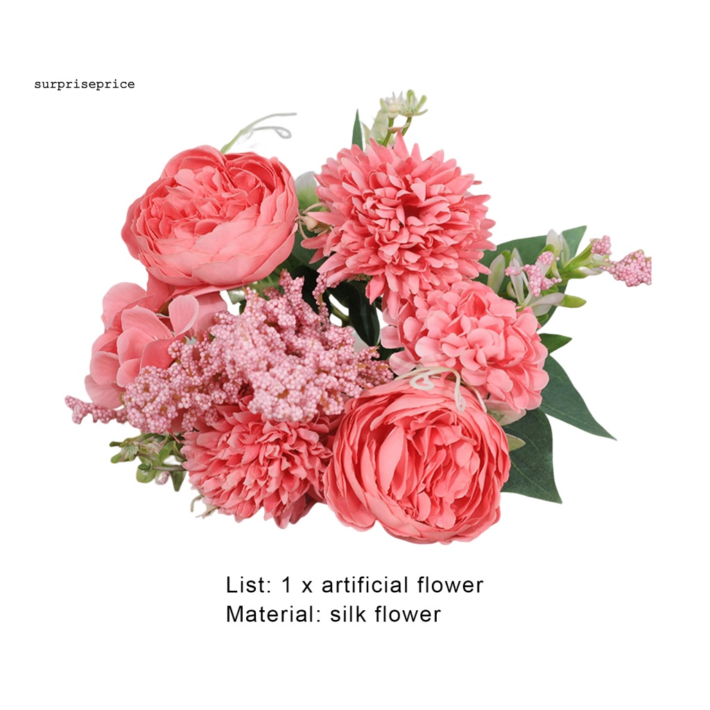 Bó Hoa Giả Bằng Lụa Dùng Trang Trí Xinh Xắn