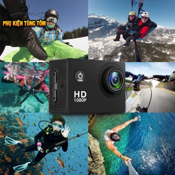 💥XẢ KHO 💥Camera hành trình xe máy Chống nước FULL HD 1080 Sport Cam A9 Full HD