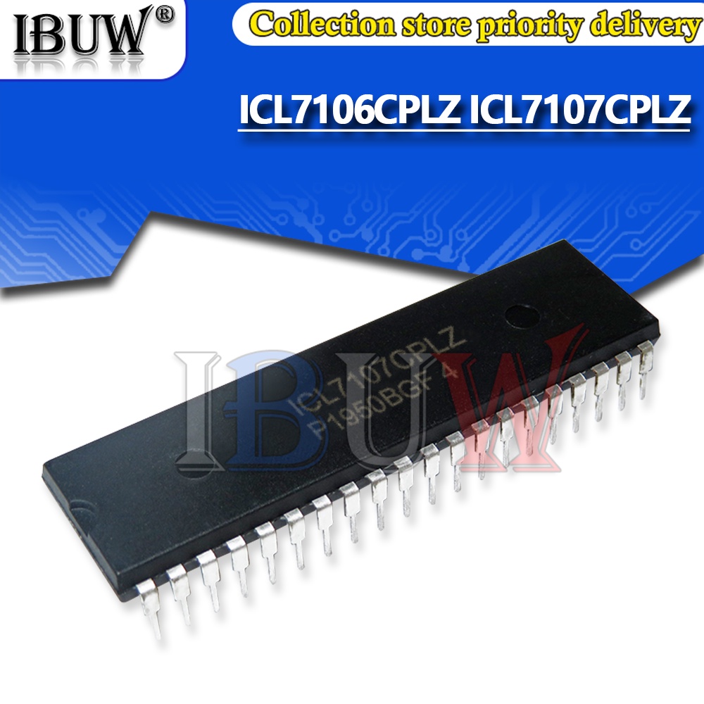 Bộ 2 Linh Kiện Điện Tử ICL7106CPLZ DIP40 ICL7106 DIP 7106CPLZ DIP-40 ICL7107CPLZ ICL7107 7107CPLZ