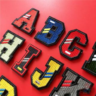 ☸ Letters Hook Loop Patch ☸ 1Pc Badges Embroidered Appliques for Hat Backpack Cloth Decoration