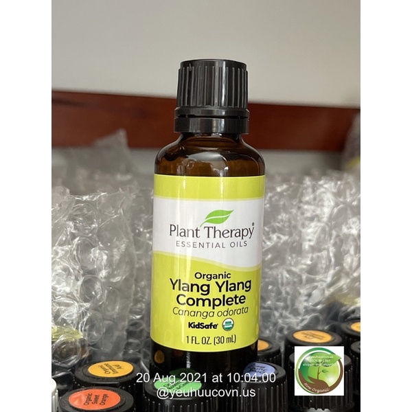 Tinh dầu Ylang Ylang - Ngọc Lan Tây Hữu Cơ Plant Therapy 10mL