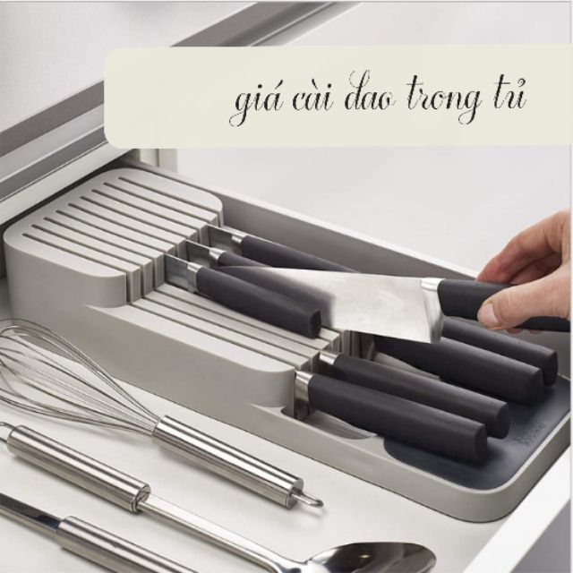 Giá cài dao gọn gàng ngăn tủ bếp | BigBuy360 - bigbuy360.vn