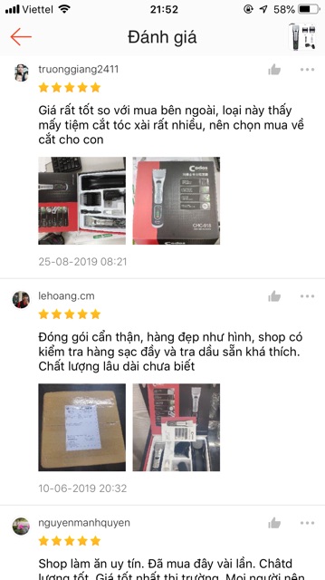 Tông đơ cắt tóc Codos CHC-918