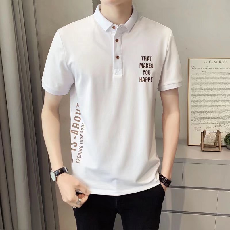 Áo Thun POLO Nam Tay Ngắn Phong Cách Hàn Quốc Size M-3XL