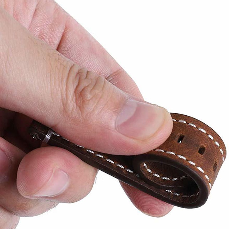 Dây Đeo Da Thật 18mm 20mm 22mm Phong Cách Vintage Dành Cho Đồng Hồ