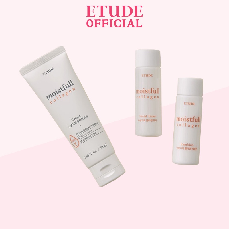 Bộ sản phẩm dưỡng da ETUDE chứa collagen cung cấp độ ẩm cho da 50ml