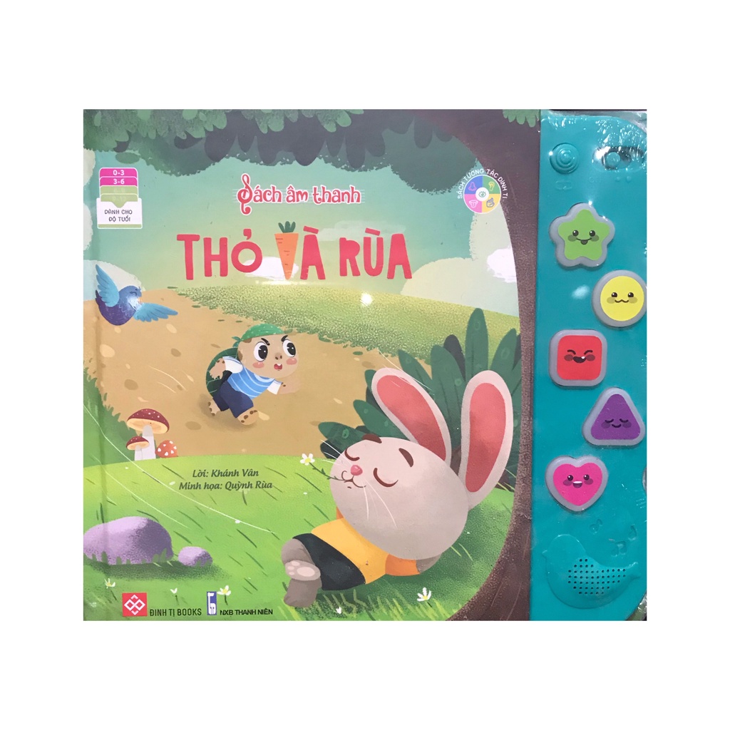 Sách - Sách âm thanh : Thỏ và rùa ( Đinh Tị )