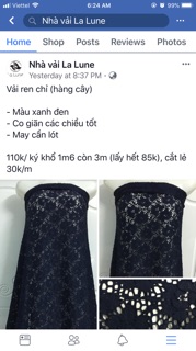 Vải ren chỉ (hàng cây)
