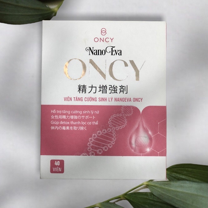Viên Tăng Cường Sinh Lý Nữ Nanoeva Oncy , Giúp Detox Thanh Lọc Cơ Thể 40 Viên