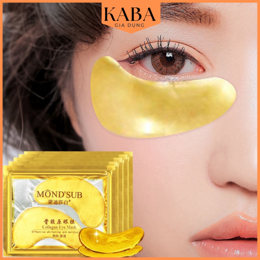 Mặt Nạ Collagen Màu Vàng Làm Mờ Quầng Thâm Bọng Và Nếp Nhăn Hiệu Quả Cho Mắt KABA