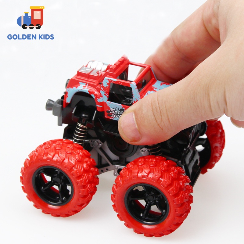 Xe ô tô đồ chơi cho bé trai, xe địa hình bánh đà nhào lộn 360 độ chạy đà cực mạnh cho bé yêu