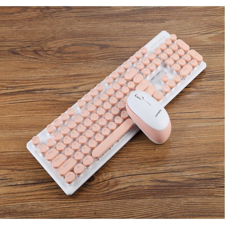 Bàn Phím Máy Tính ⭐FREE SHIP⭐ Bộ Bàn Phím Chuột Không Dây Chống Tràn Nước N520 N518 - PC05 PC38
