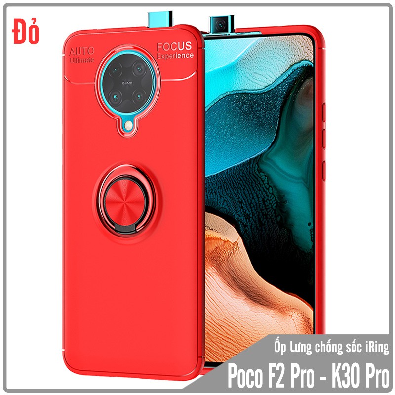 Ốp lưng cho Xiaomi Poco F2 Pro - Redmi K30 Pro - Redmi K30 Ultra chống sốc iRing Auto Focus