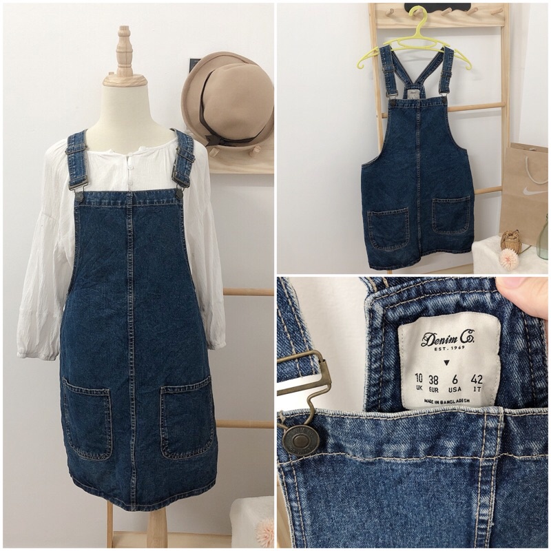 Yếm jeans tạp dề hiệu 2hand