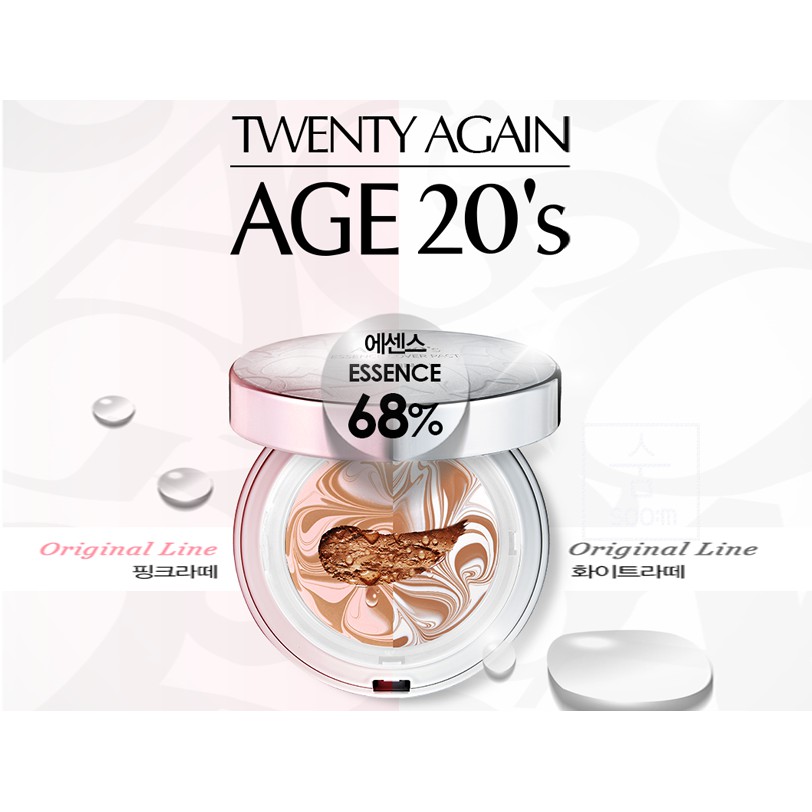 Phấn Nền Lạnh Che Khuyết Điểm, Dưỡng Da, Chống Nắng Hoàn Hảo AGE20’s Essence Cover Pact Original SPF 50+/PA+++ 12.5g | BigBuy360 - bigbuy360.vn