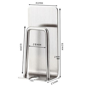 Móc Treo Bàn Chải Đánh Răng Trong Nhà Tắm Móc Inox Treo Bàn Chải