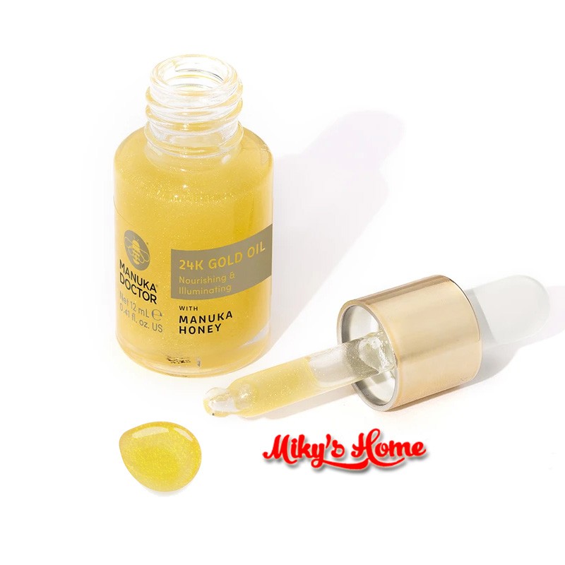 Dầu dưỡng da mặt vàng 24K Manuka Doctor 24K Gold Face Oil 12ml - UK (Anh Quốc) | BigBuy360 - bigbuy360.vn