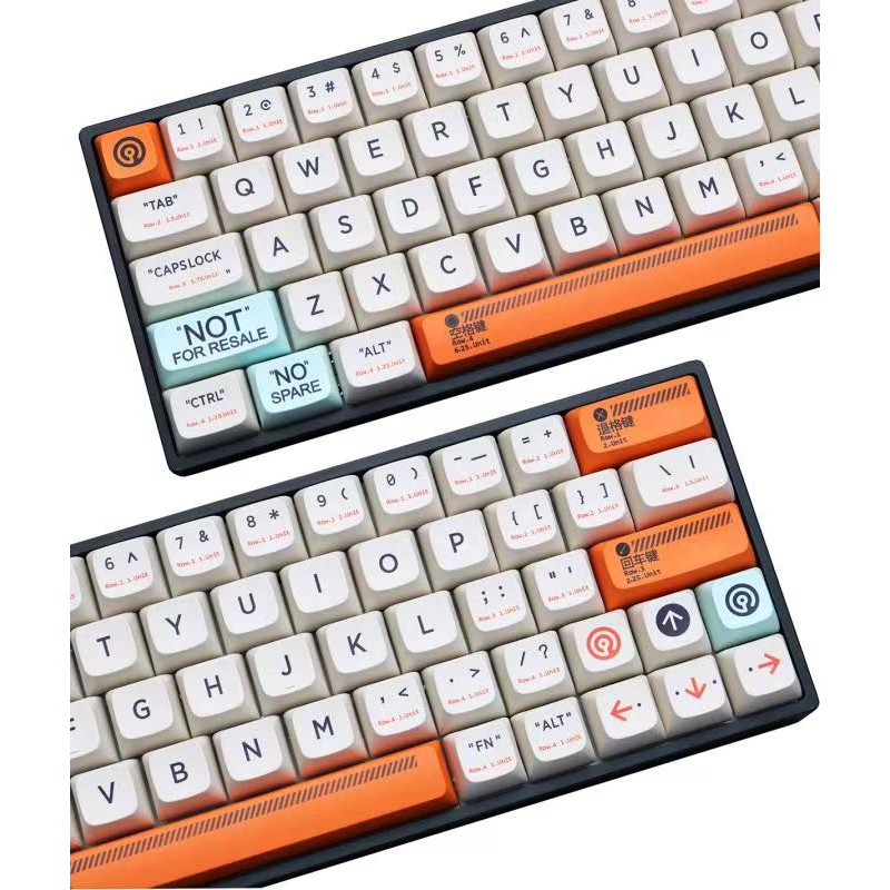 Bộ keycap This is Plastic XDA 143 nút