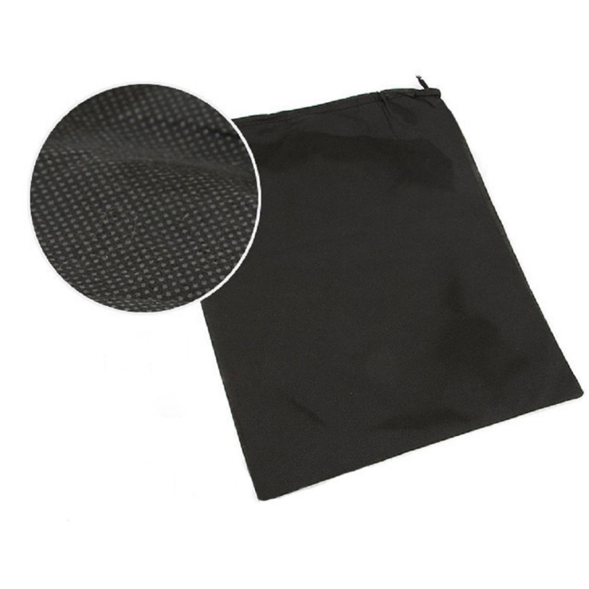 Túi Canvas Dây Rút Màu Đen Đựng Giày Thể Thao Chống Bụi Mới