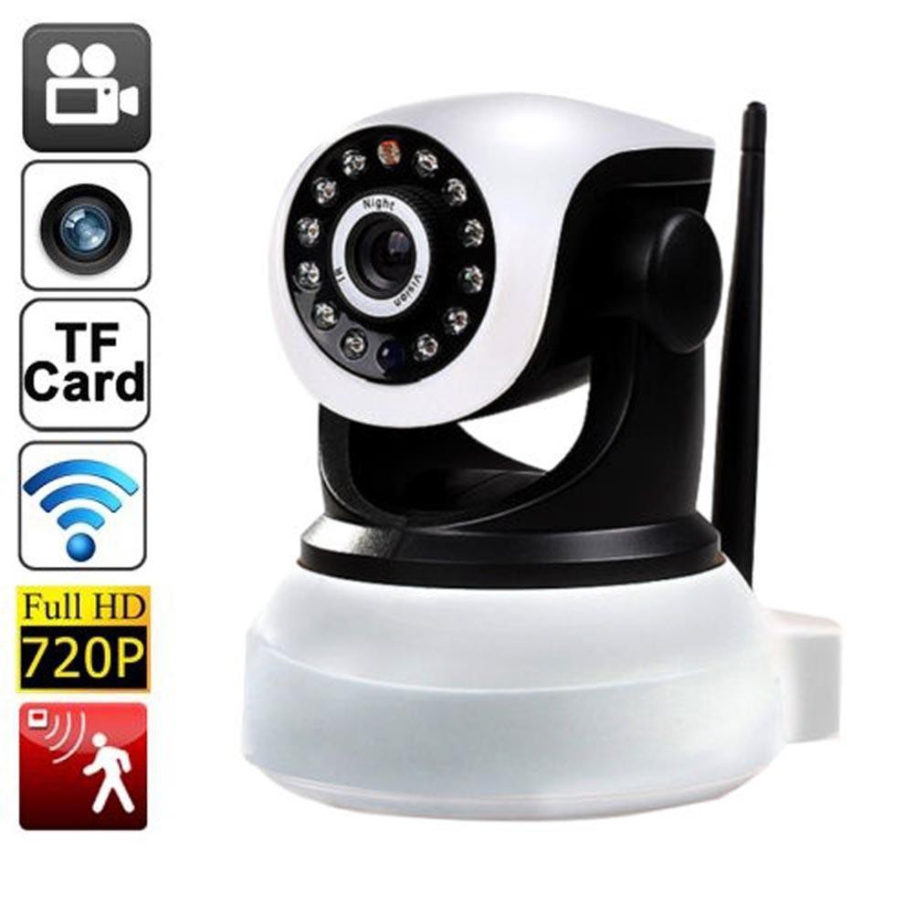 Wireless Network IP Camera Indoor Wifi HD Dual Audio Pan Tilt 720P IR Night