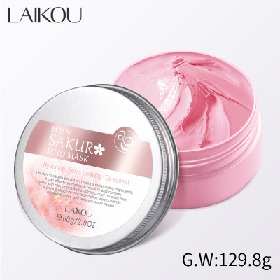 Mặt Nạ Bùn Đất Sét Hoa Anh Đào Sakura LaiKou