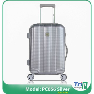 Vali chống trộm trip pc056 - size 24inch - màu bạc