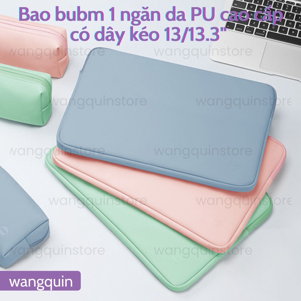 Túi chống sốc Laptop / Macbook cao cấp 12 13 13.3 14 inch Bao Da Đựng Máy Tính Nam Nữ Đủ màu Bao Vải Bảo vệ Asus Acer