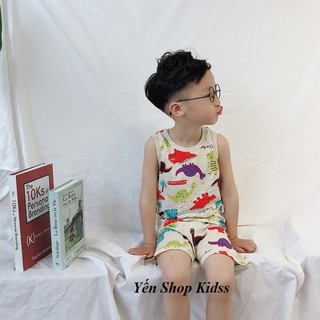 Sale !!! bộ ba lỗ sợi tre cho bé_super sale