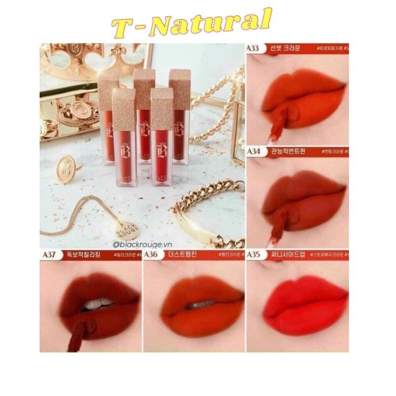 [HÀNG AUTHENIC ] Son BLACK ROUGH VER 7 mới siêu hot hit