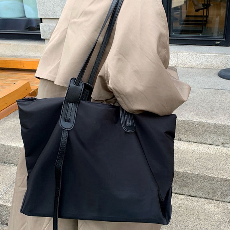 Túi tote Chất nylon Chống Thấm Nước Thiết Kế Đơn Giản Thời Trang Cho Nữ