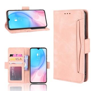 Ốp lưng da kiểu ví cho Xiaomi Mi A3