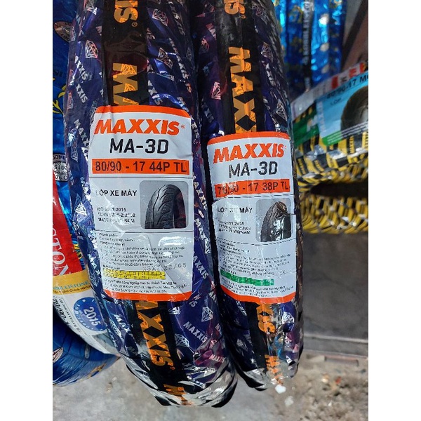 Maxxis 3D 70/90-17. 80/90-17 kim cương không ruột