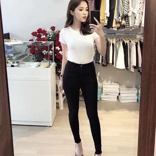 [Ảnh thật- clip thật] quần Tregging cạp cao