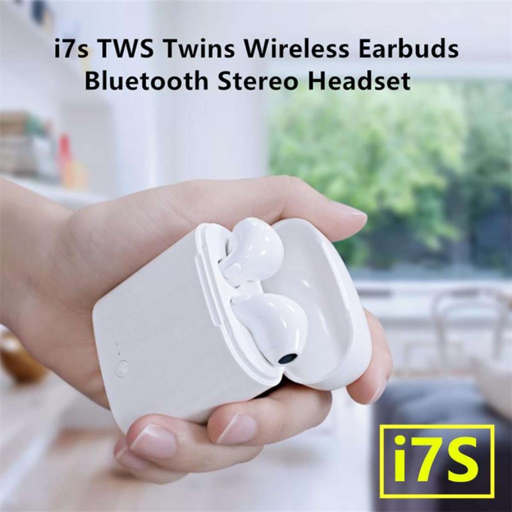 [ GIÁ HUỶ DIỆT] Tai nghe Bluetooth không dây i7s-Tws loại 2 tai nghe kèm hộp sạc âm thanh cực hay