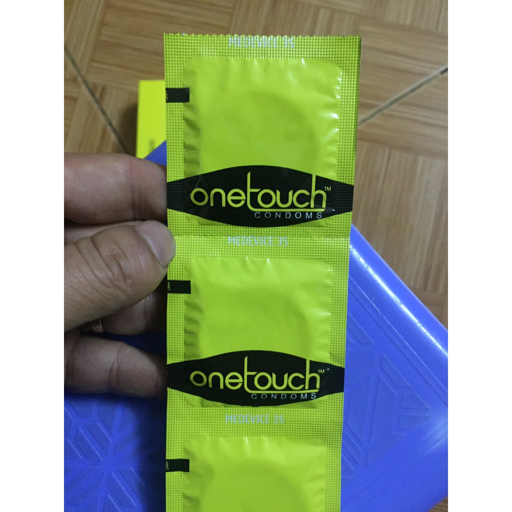 [ Hàng xuất châu âu ] Bao cao su OneTouch - nhiều gel - tăng thời gian - hộp 10 chiếc &lt; che tên sản phẩm khi giao &gt;
