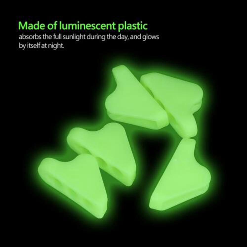 5 / 10 Móc Cố Định Dây Lều Bằng Nhựa Dạ Quang