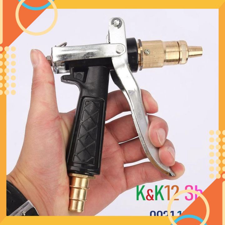 Vòi xịt nước áp lực mạnh, vòi rửa xe xịt áp lực tiện lợi, súng thao tác đơn giản, dễ dàng vệ sinh xe máy và nhà cửa K01.