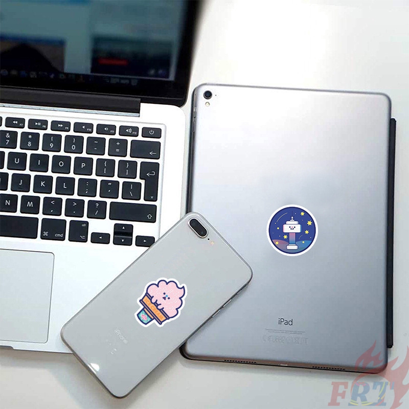 Set 100 Miếng Dán Trang Trí Hình Cô Gái Xinh Xắn Dễ Thương