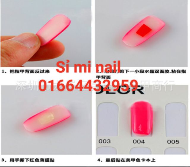 Quận băng keo tạo mi phan dễ dàng dày màu trong chuyên dán móng mẫu vào sổ lên bảng lên kệ bày bóng