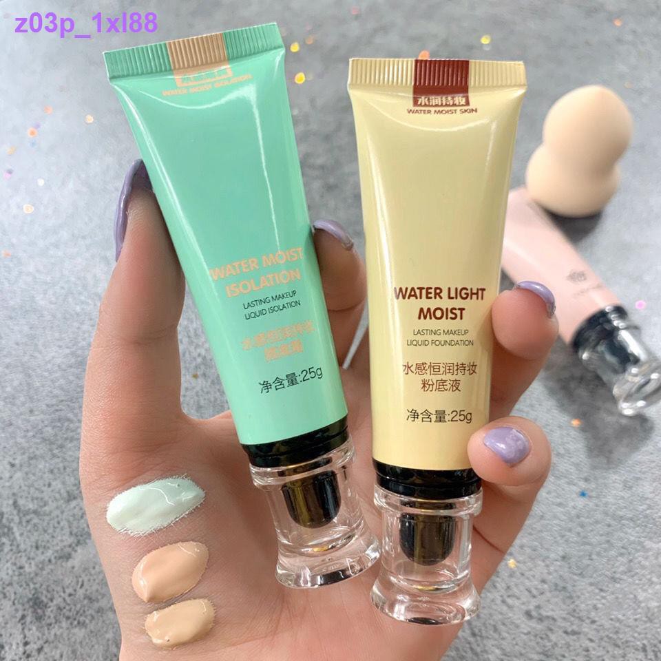 Đồ dùng làm đẹp[cách ly kem + che khuyết điểm nền dạng lỏng] lỏng bb cream làm trắng da dưỡng ẩm kiểm soát dầu chố