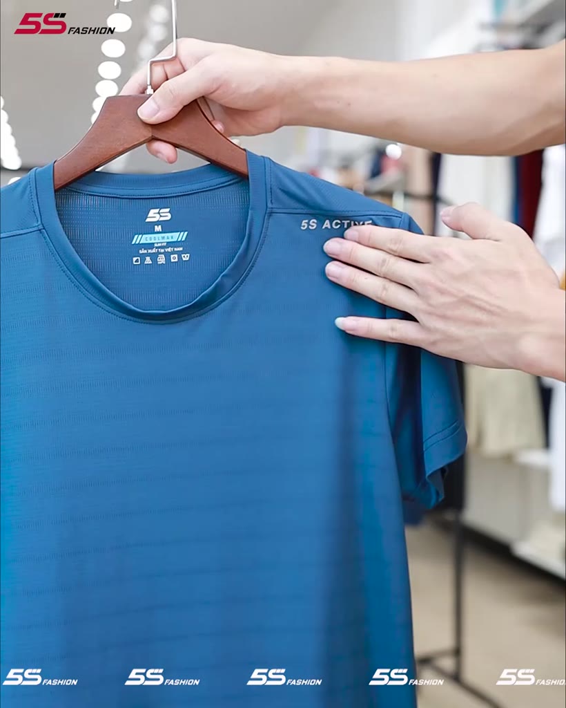 Áo Thun Nam Thể Thao ERIC 5S Chất Liệu Thoáng Mát, Co Giãn Tốt, Thoải Mái (TSO22053) | BigBuy360 - bigbuy360.vn